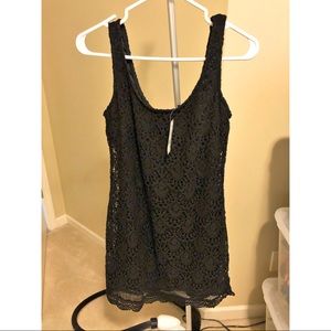 💜Dynamite Little Black Lace Dress